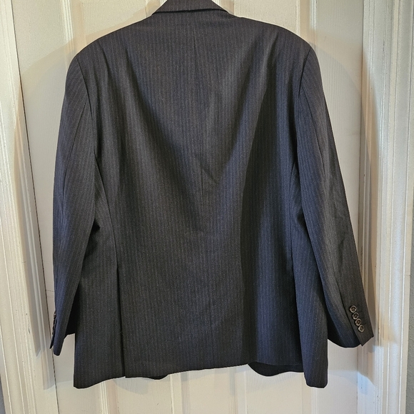 Ralph Lauren Blue Label Men's 100% Wool Blazer Sport Coat Jacket Size 44R  Gray - Picture 3 of 11